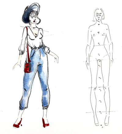 Fashion скетчинг акварелью. Пропорции фигуры модел_0.png